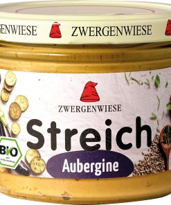 Zwergenwiese Aubergine Streich Veganer Brot-Aufstrich 180g